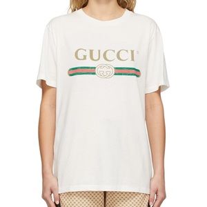 GUCCI Oversize T-Shirt with Logo